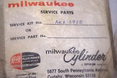 2 NEW MILWAUKEE CYLINDER AKX-3775 SERVICE KIT AKX3775