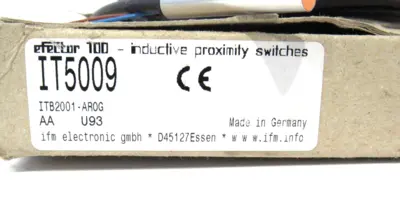 NEW IFM EFECTOR ITB2001-AROG INDUCTIVE SENSOR IT5009 ITB2001AROG