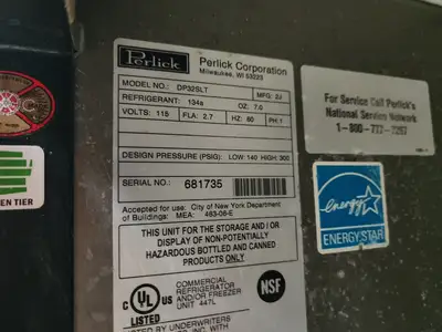 Used Perlick Used Perlick DP32SLT Keg Cooler Kegerator Dispenser w/ Bud Light Tap Beer Equipment Illinois US | Falcon Restaurant Supply #1376696