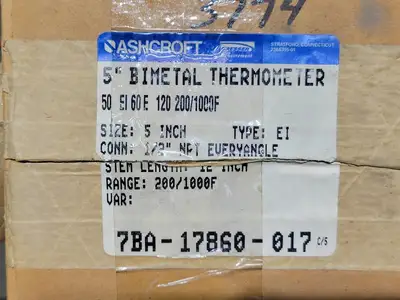 USED ASHCROFT TI-X0905