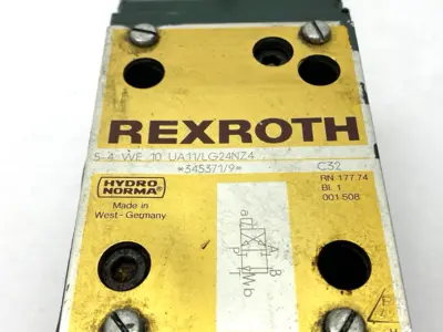Used Rexroth 5-4 WE 10 UA11/LG24NZ4 Solenoid Valves Michigan US | Maverick Industrial Sales #1460802