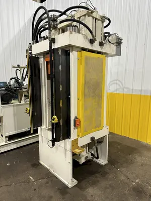 200 TON AMD 4-POST TIE-ROD FRAME HEAVY DUTY HYDRAULIC PRESS & MULTI-PRESSURE HYDRAULIC UNIT: STOCK #19452