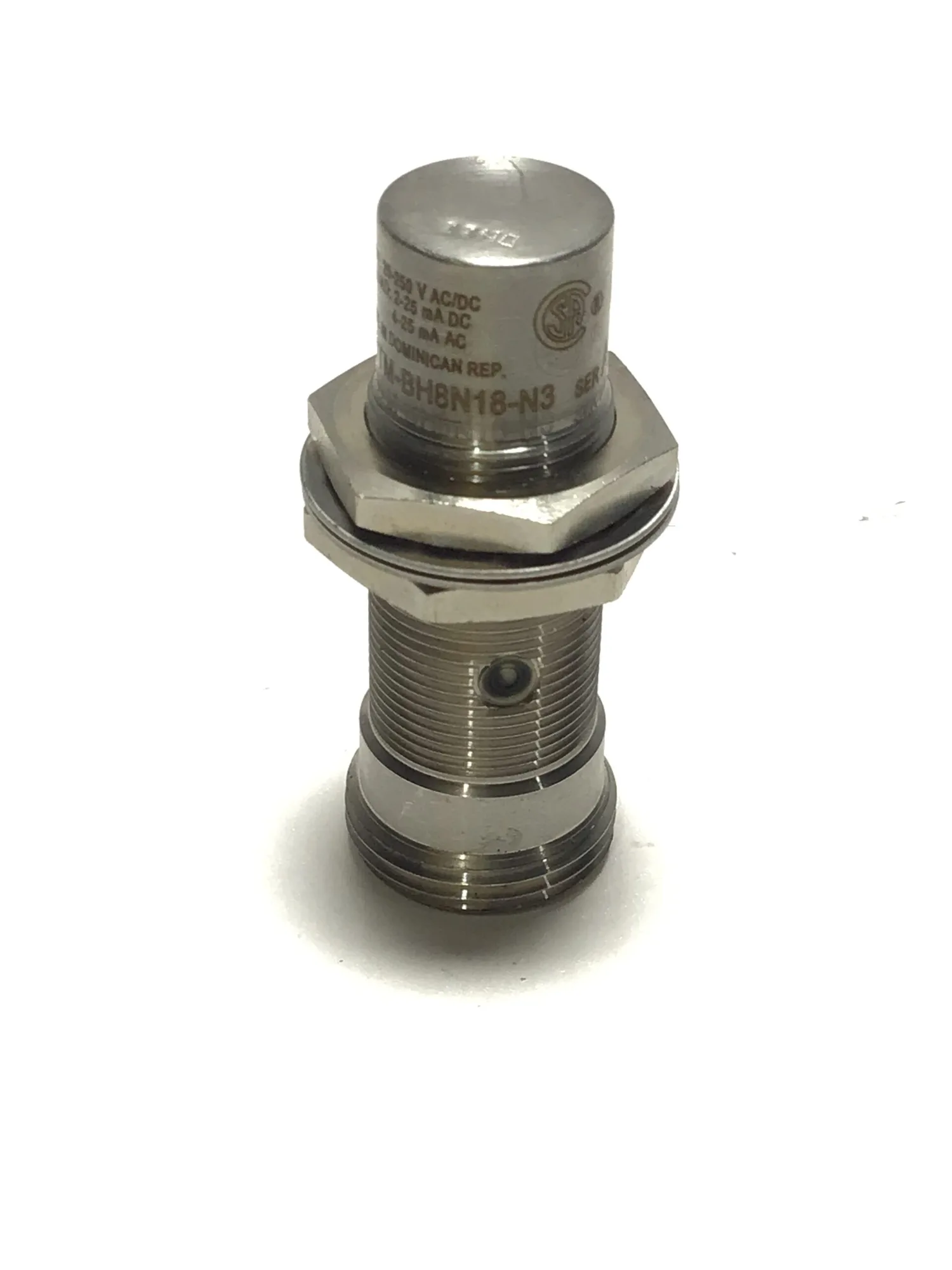 Allen-Bradley 871TM-BH8N18-N3 Stainless Steel Inductive Proximity Sensor
