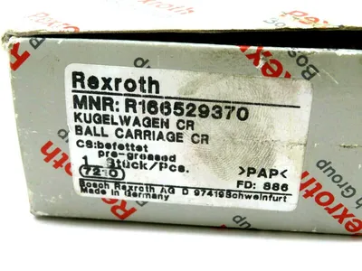 NEW REXROTH R166529370 BALL RUNNER BLOCK