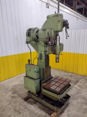 28" CINCINNATI BICKFORD MODEL #3L GEARED HEAD SINGLE SPINDLE  DRILL: STOCK #22815