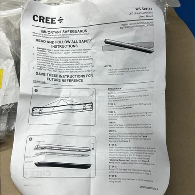 NEW Cree WS4MBK