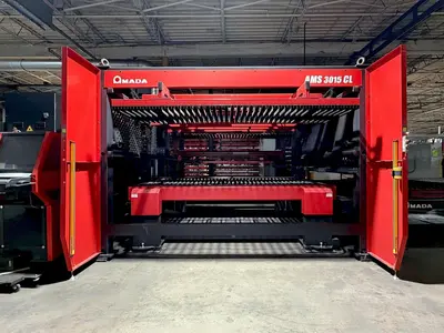 Used AMADA ENSIS 3015 AJ FIBER Laser Cutters Illinois US | Machine Factory Outlet #1262738