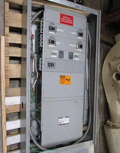 LOT OF ELECTRICAL CIRCUIT-BREAKER PANELS & . ELECTRIC ITEMS