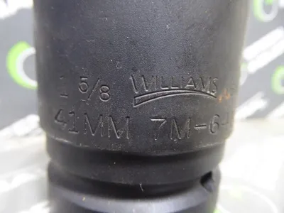 Williams 7-652 1-5/8" Impact Socket 1" Square Drive 6 Point New