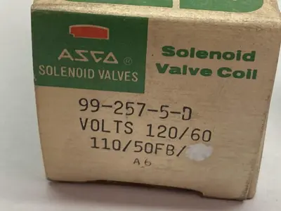 New | in-Stock ASCO 99-257-5-D Miscellaneous Equipment (Electrical & Power) | Surplus Asset Holdings #1200445