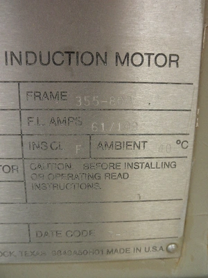 USED TECO WESTINGHOUSE -
