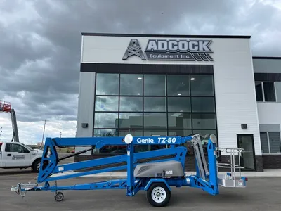 New | in-Stock 2026 GENIE TZ-50 TOWABLE ARTICULATING BOOM LIFT Towable Boom Lifts Alberta CA | Adcock Equipment #1418048