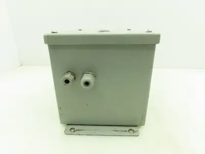 SCE 8x6x6" Steel Electrical Enclosure Junction Box with Euro 4 Terminal Blocks