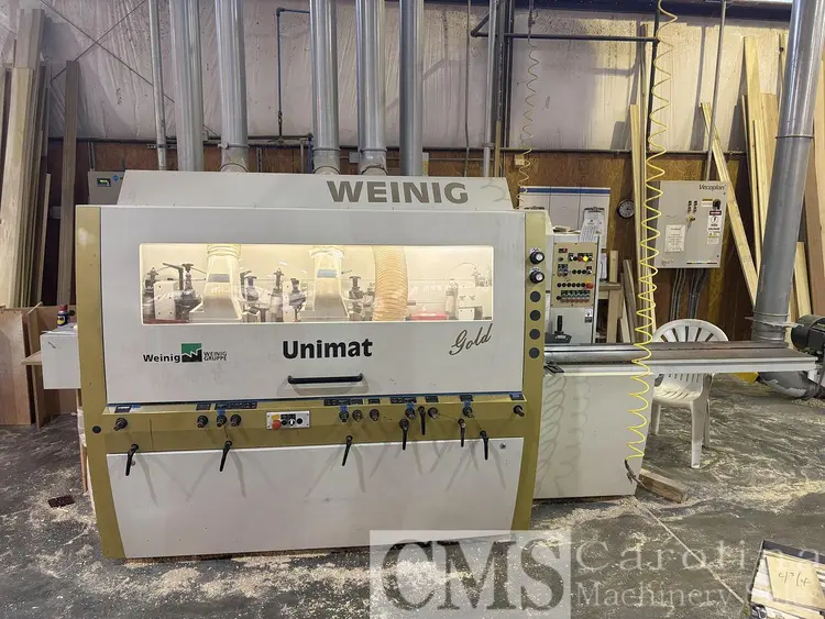 Used 2006 WEINIG UNIMAT GOLD 6-HEAD MOULDER Woodworking Moulders North Carolina US | CAROLINA MACHINERY SALES #1399735