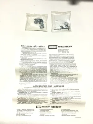 Hubbell Wiegmann N4161206 Panel Enclosure Electical Box Type 4 12