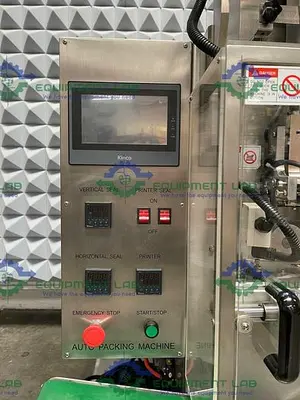 USED ALPHA PACK PA-100L SINGLE LINE AUTOMATIC SACHET MACHINE