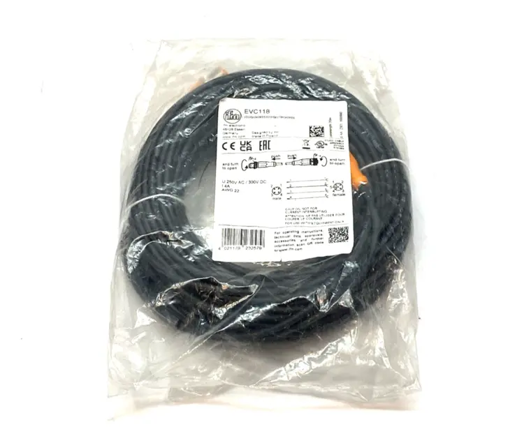 New | in-Stock IFM Connection Cable M12 Male to Female 20m VDOGH040MSS0020H04STGH040 Cable & Wire Michigan US | Maverick Industrial Sales #1392026