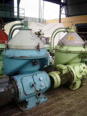 (2) Alfa-Laval LOPX 709 SFD-34-60 lube oil purifiers, SS.