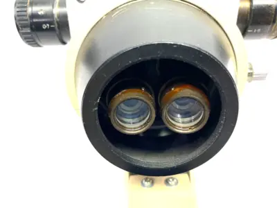USED LW SCIENTIFIC ADJUSTABLE DUAL LENS OBSERVING MICROSCOPE