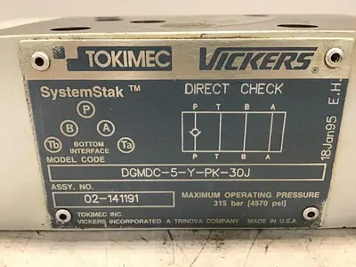 USED VICKERS DGMDC-5-Y-PK-30J
