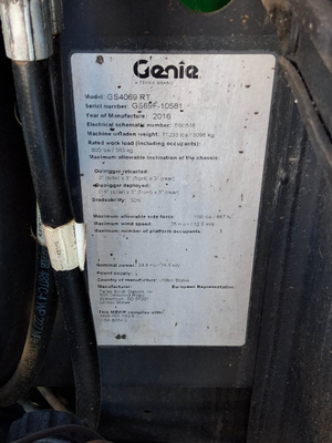 Used 2016 Genie GS-4069 RT Scissor Lifters Florida US | Stack Equipment #1498100