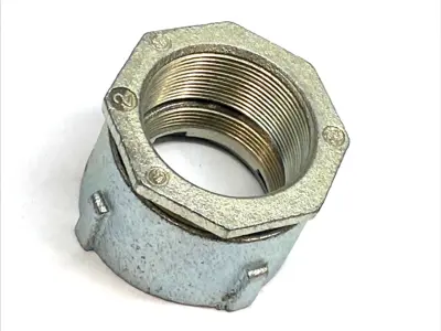 USED THOMAS & BETTS ERICKSON COUPLING 2" 3-PC MALLEABLE IRON RIGID IMC