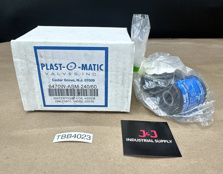 New | in-Stock Plast-O-Matic 6470W-ASM-240/60 Valves/Fittings Indiana US | J&J Industrial Supply #540650