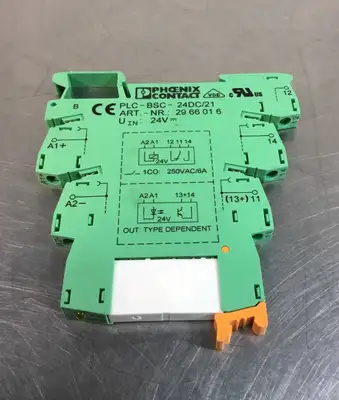 USED Phoenix Contact Socket and Relay