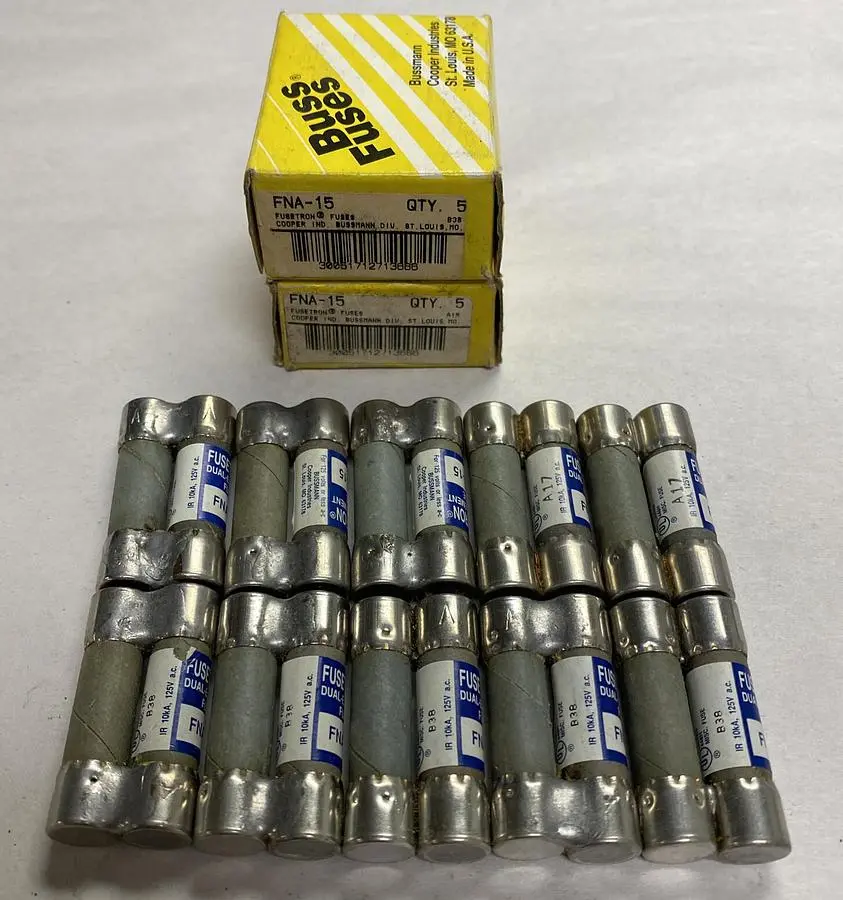 New | in-Stock COOPER BUSSMANN FNA-15 Miscellaneous Equipment (Electrical & Power) Ohio US | Surplus Asset Holdings #1235721