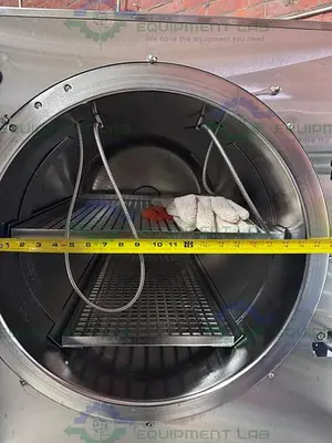 USED TUTTNAUER 5075 EL CPVGP-B/L  SIDE LOAD STEAM STERILIZER W/ COOLING COIL MFG 2022