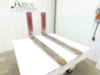 Bolzoni QQE 190830 5x48" Class 3 Steel Forklift Forks 20" Carriage 1-Pair READ