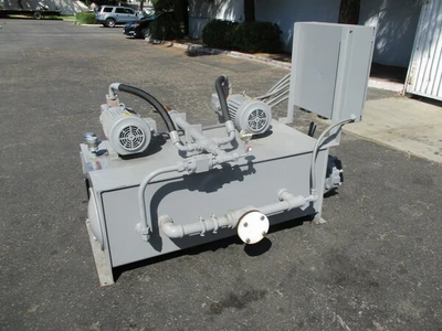 38 GPM Continental #35V-38-A, hydraulic pumping unit, 3 HP