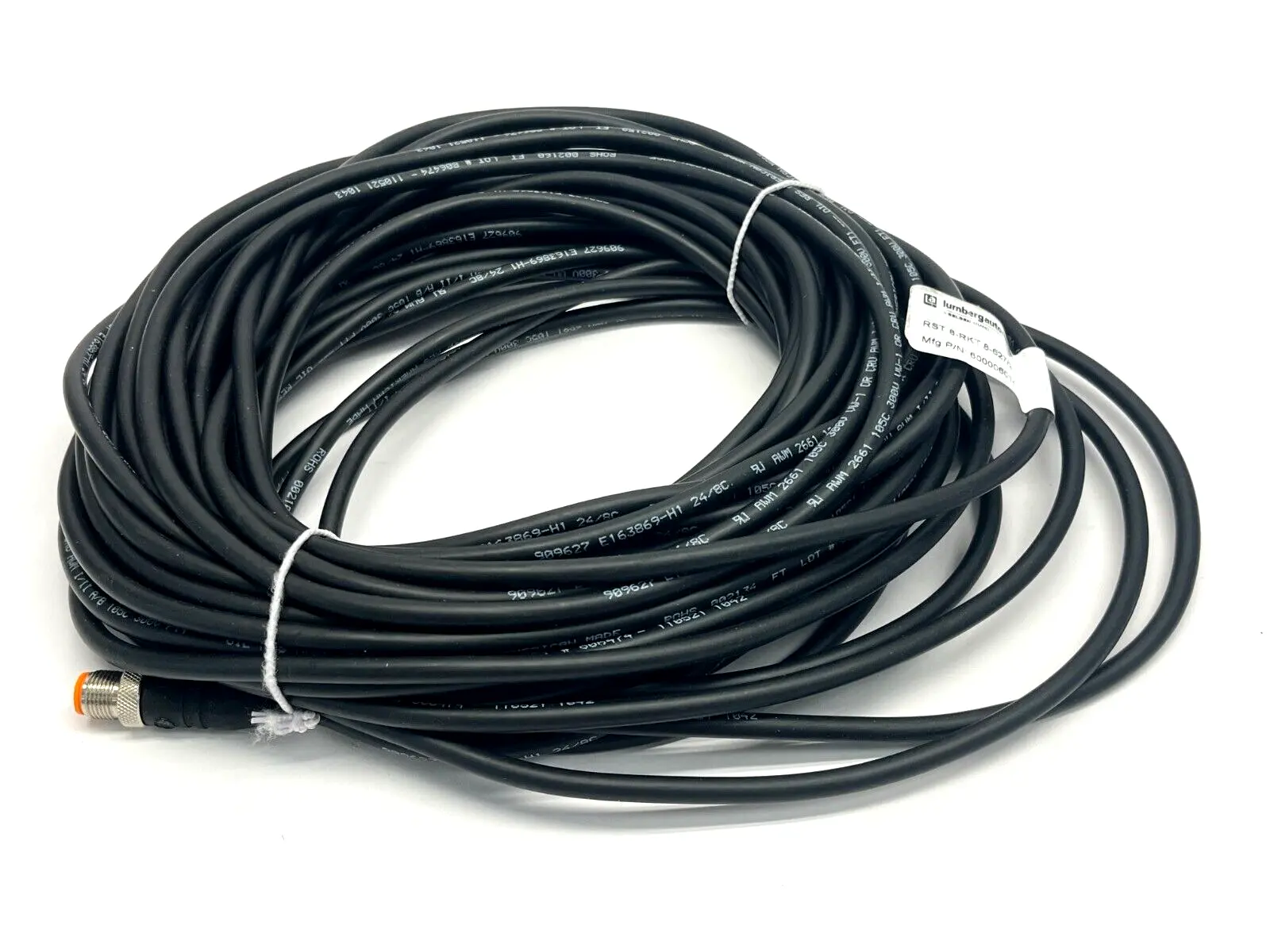 RST 8-RKT 8-627/20M | Lumberg Automation  Sensor Cable M12 M/F 8-Pin 20m 600006014 - New – Open box