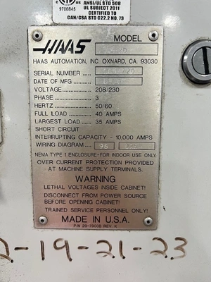 2007 HAAS VF-2 Vertical Machining Centers | Bayou Machinery (4)