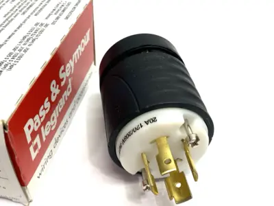 L1820-P | Pass & Seymour Legrand  Turnlok Plug 20A 3PH 120/208V 4P 4W - New Other