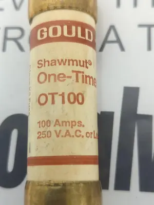 New | in-Stock GOULD SHAWMUT OT100 Miscellaneous Equipment (Electrical & Power) | Surplus Asset Holdings #1202080