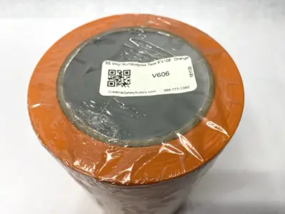 NEW CREATIVE SAFETY SUPPLY ORANGE MULTIPURPOSE 5S TAPE 6" X 108'