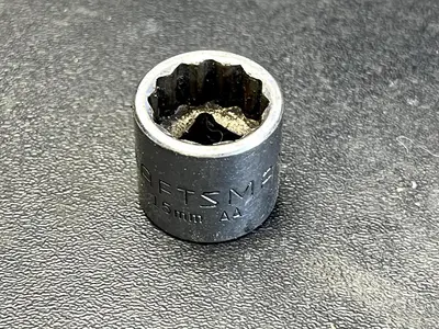 Craftsman Vintage 15MM 12 Point 1/2" Drive Shallow Socket