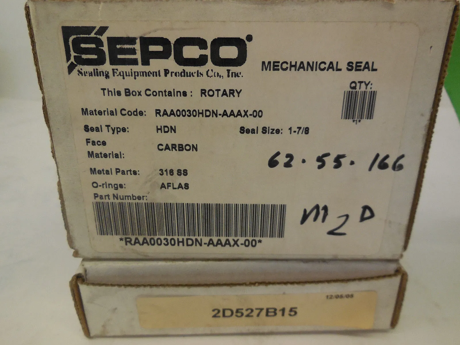 NEW SEPCO RAA0030HDN-AAAX-00 MECHANICAL SEAL ROTARY RAA0030HDNAAAX00