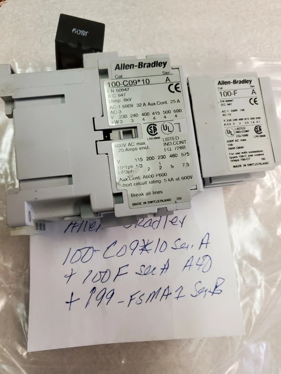 Used ALLEN BRADLEY 100-C09* 10 Connector Accessories Arizona US | ASSET CONVERSION SPECIALISTS, INC. #324679