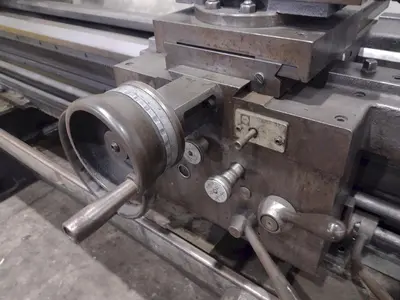 21" x 120" CLAUSING COLCHESTER MODEL #21 ENGINE LATHE 3.5" SPINDLE HOLE: YOBRO #24560
