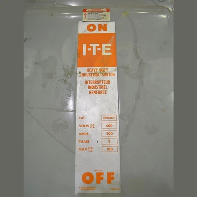 ITE 200 Amp Non-Fusible Disconnect