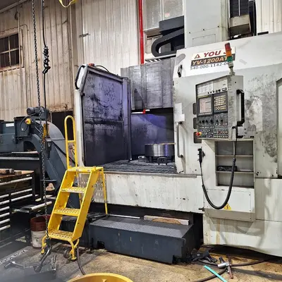 USED 2011 YOU-JI YV1200 ATC REMOTE JOG HANDLE, CHIP CONVEYOR