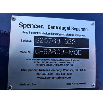 USED SPENCER SD-540B-MOD