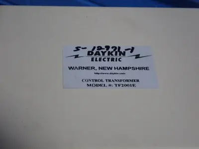 USED DAYKIN ELECTRIC TPE2001E