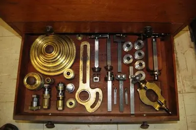 6771-385 Holtzapffel & Company Ornamental Turning Lathe – Accessories