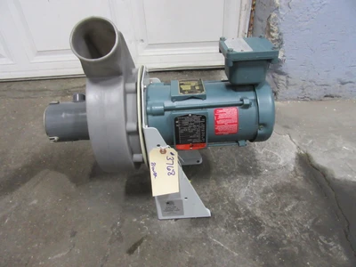 1/2 hp FanAm Inc Blower, polypropylene with XP motor