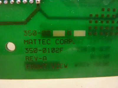USED MATTEC 350-0102A