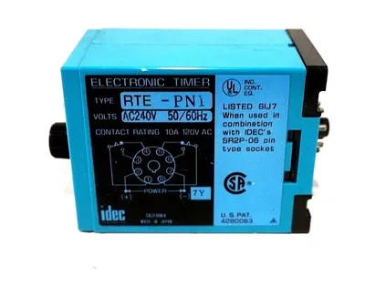 USED IDEC RTE-PN1 ELECTRONIC TIMER AC240V 50/60HZ RTEPN1