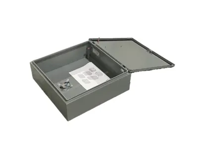 New | in-Stock Hoffman Single Door Enclosure, Gray Steel, 20 x 20 x 6", 77340 Electrical Boxes Michigan US | Maverick Industrial Sales #1441644